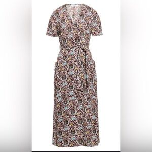 A.L.C. Stephanie silk wrap dress